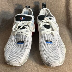 ADIDAS NMD Sz 13 Stretch Knit Upper Boost Midsole Rubber Sole Sneakers